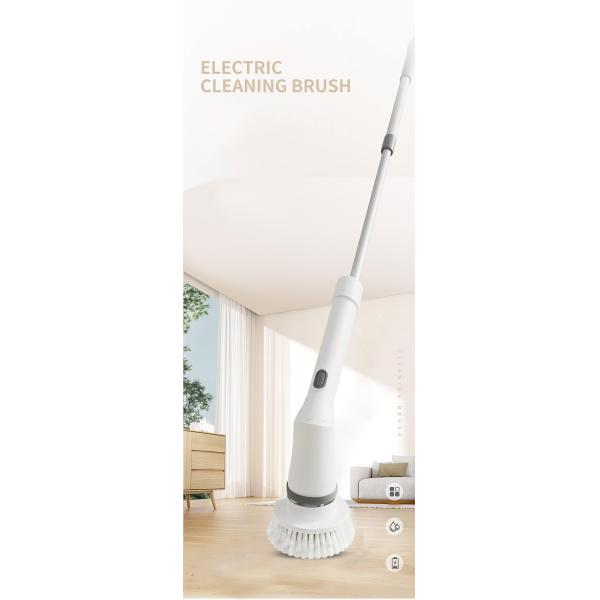 7 Replaceable Brush Heads Electric Spin Scrubber for Cleaning Bathroom Kitchen Floor