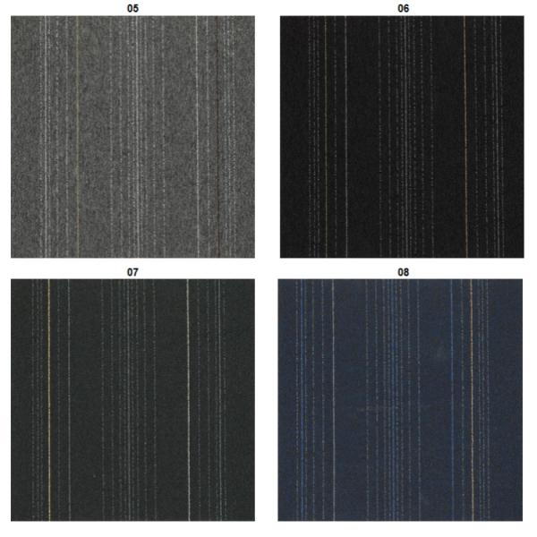 Corridor Nylon Polyester Carpet Plain Color Striped Pattern PVC Backing