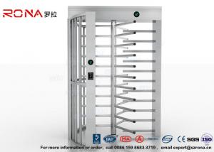 Quality High Security Full Height Turnstile Gate Access Control Stainless Steel for sale