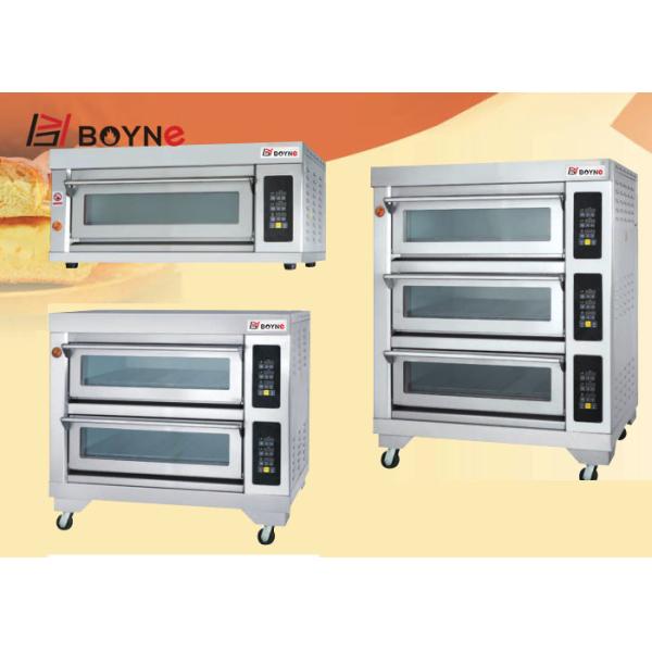 Double Layer Four Trays Electric Oven Mid-End Microcoputer Controlled For Bakery
