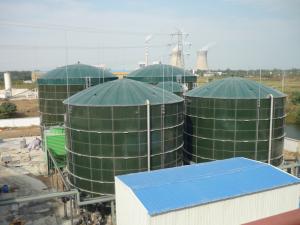 Quality Safe Glass Lined Steel Tanks UASB Reactor Three Phase Separator 40 M3 To 9000 M3 for sale