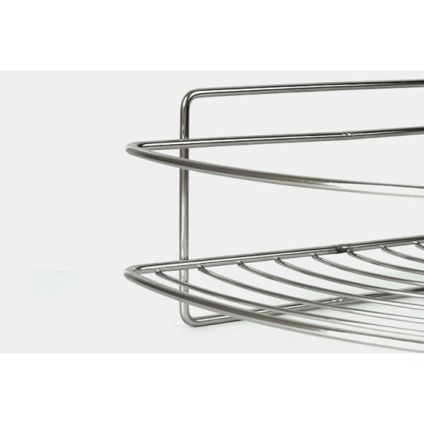 Nano WGO Corner Shower Caddy Rust Proof 10.1cm High Suction Fixed