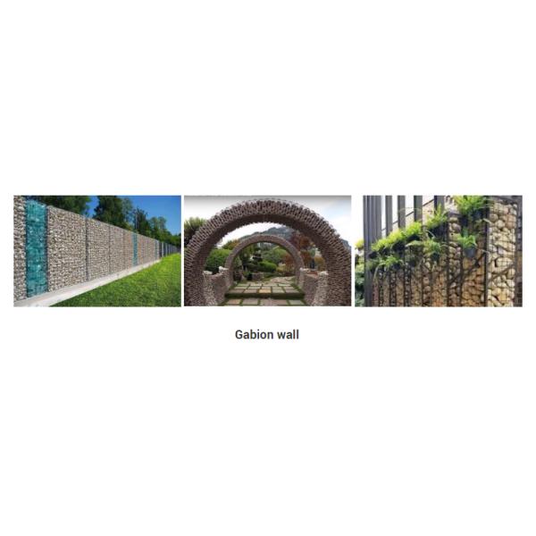 Irregular Stone Cage Galvanized Basket 4.0mm Welded Wire Retaining Wall