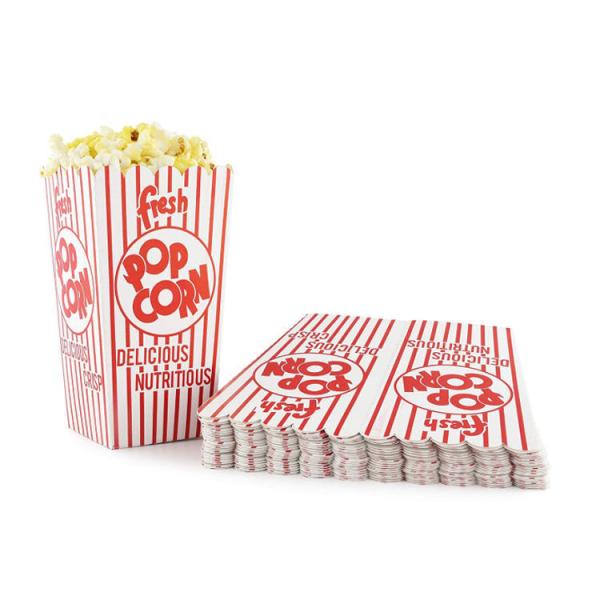 Full Payment Option Environmentally Friendly Popcorn Packaging Boxes with Custom Logo