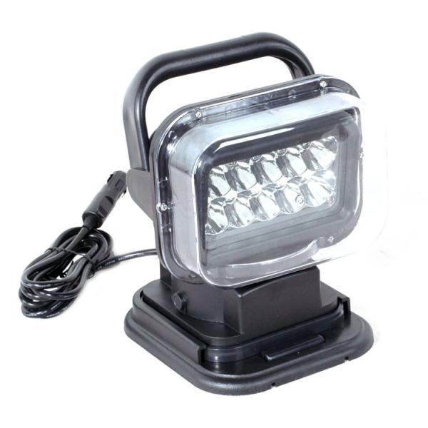 50 Watt high intensity LEDs, LED Work Light ,With remote control & a car cigarette lighter LED Search light with 7 inch
