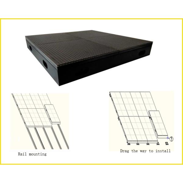 High Brightness P10 Catwalk Stage Interactive Dance Floor 1/4 Scan