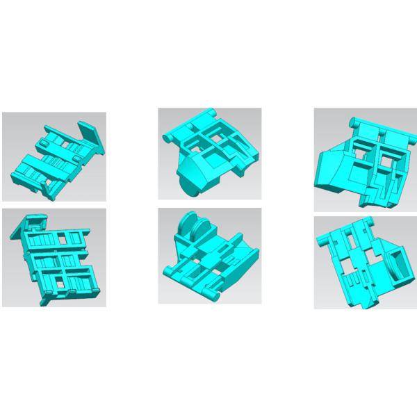 Multi Cavity Two Shot Injection Molding for Electronic PC Plastic Switch Adaptor