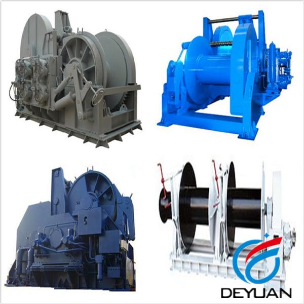 1000 KN High Speed Electric Winch With Water Fall Configuration