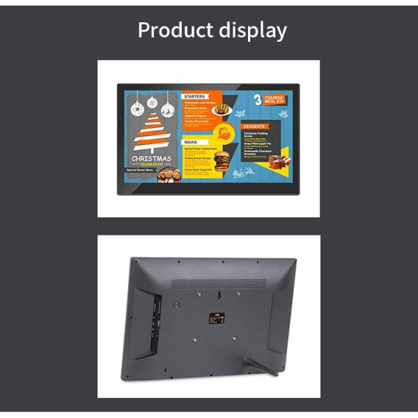 Interactive Touch Screen Digital Signage All In One Widely Used With Front Camera