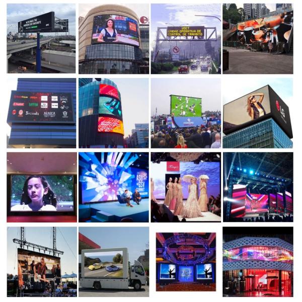 IP65 Pixel Pitch 5mm Outdoor Fixed Led Display Waterproof UV Proof
