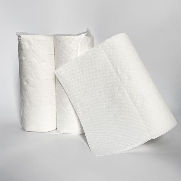 100% Bamboo Pulp Soft Absorbent Multifunctional Eco Friendly Custom Embossing 2/3 Ply Kitchen Paper Towel Roll