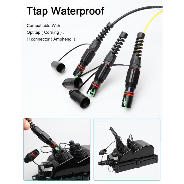 G657A2 IP68 Preterminated Fiber Optic Cable Assemblies For FTTX Box