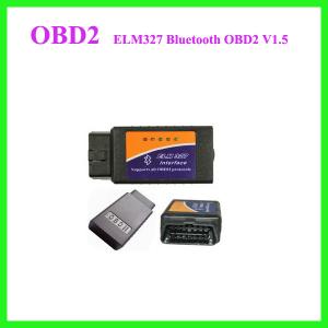 China ELM327 Interface Bluetooth OBD2 Auto Scanner V1.5 OBDII OBD 2 II car diagnostic on sale