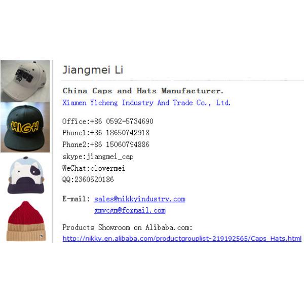 100% cotton baseball caps for kids