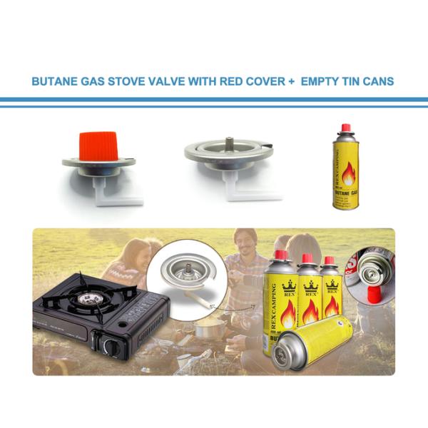 Compact Butane Gas Valve – Quick-Connect For Portable Stoves