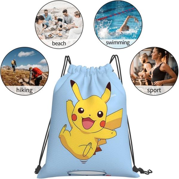 Shockproof Light Cinch Bag Sack Beach Shopping Shoulder Pool String Bag