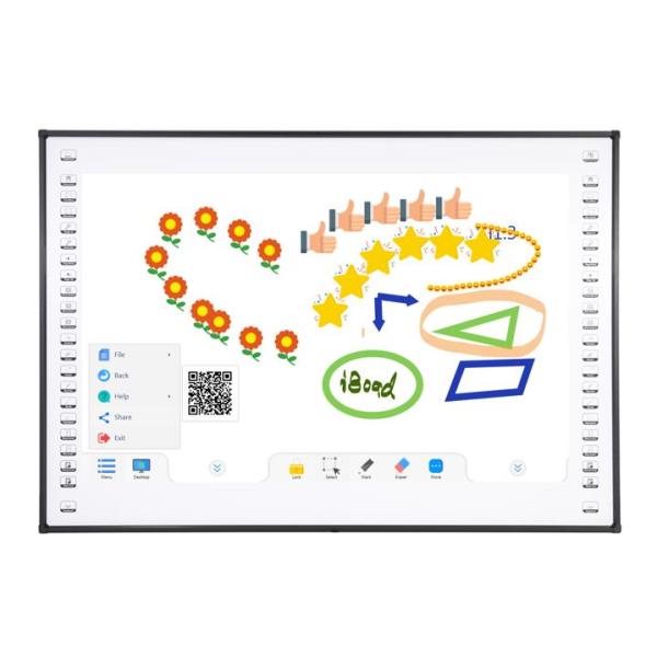 81 82 inch Interactive Whiteboard IWB Finger touch Ceramic Nano surface whiteboard