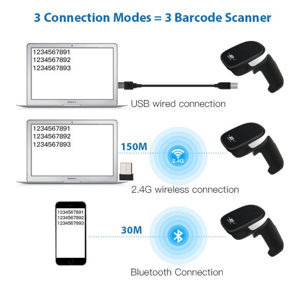 Wired 1D CCD 32 Bit CPU 25CM/S Decoding Speed Handheld Barcode Scanner DS5110