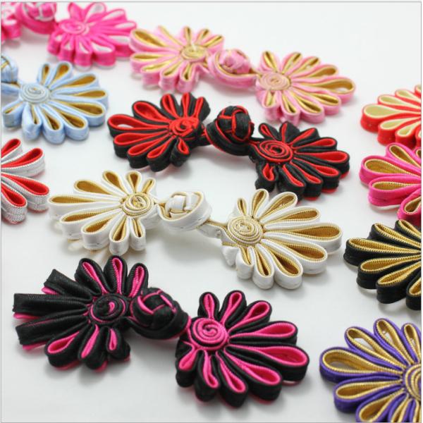 2019 custom high quality different color Chinese knot cheongsam button