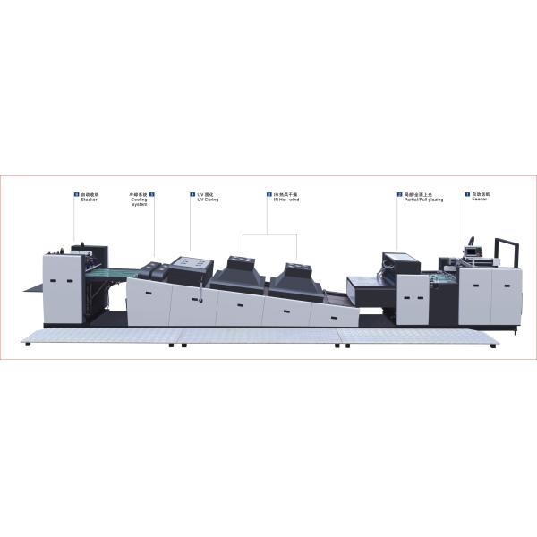 UV Varnish Coating And Glazing Automatic Machine For Paperboard