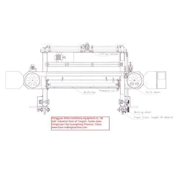 Automatic Horizontal Long Sheet Foam Cutting Machine For Rigid PU Foam