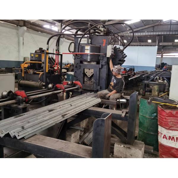 Φ26×12 Max. Punching CNC Angle metal Punching Marking And Shearing Line 3 CNC Axes