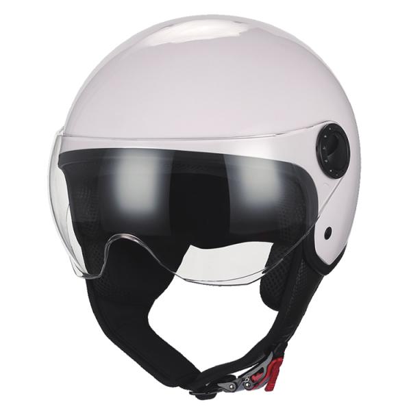Custom DOT ECE Approved Open Face Motorcycle Helmets Design with PC Anti-scratch Visor