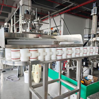 Tea Cake Packing Machine | Premade Pouch Packing Machine with Rotary Feeder & Nitrogen Flushing | Pu Er Tea Brick Packing Line