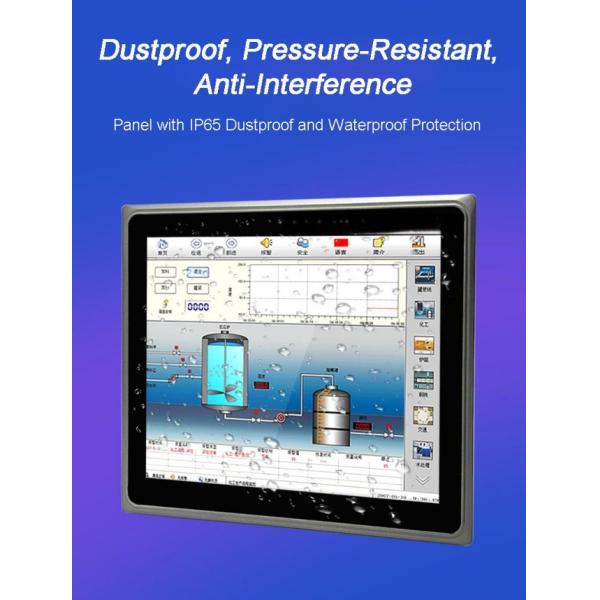 New 15 Inch Industrial tablet computers With HD Playback Embedded High Sensitive All in One PC