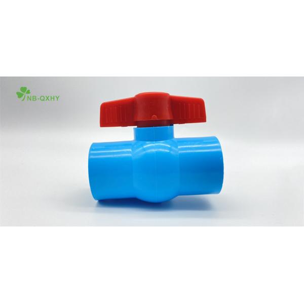 Nb-Qxhy High Quaility Blue Socket Manual 1/2" CPVC Compact Ball Valve