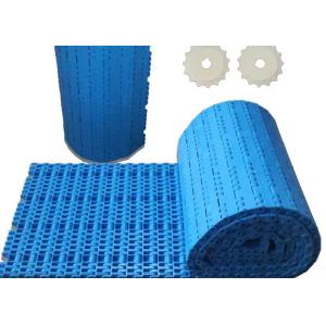 Heat Resistant Plastic Modular Belt Flush Grid Modular Belt  For Beverage Bottling Production Line