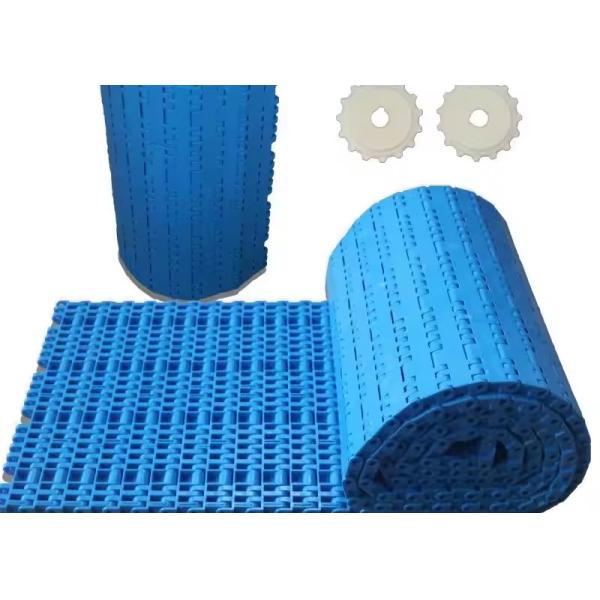 Buy Heat Resistant Plastic Modular Belt Flush Grid Modular Belt  For Beverage Bottling Production Line at wholesale prices