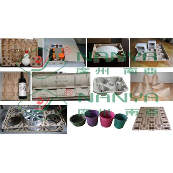 PLC Control Pulp Tray Machine With Double Reciprocate / Working Stations