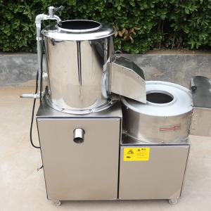Automatic Potato Peeling & Cutting machine/Potato Chips Slicing Machine