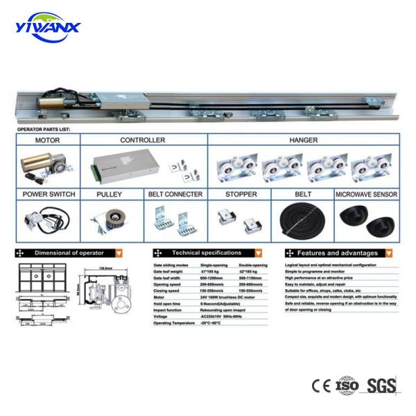 Automatic Sliding Door Operator, Opener and Closer Automatic Door Operator