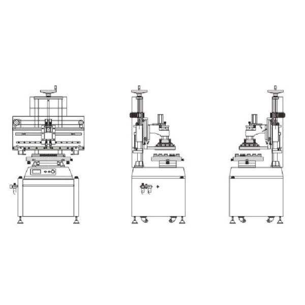 Semi automatic Solder Paste Printer Machine HXT-500 PCB Printer SMT Line Equipment