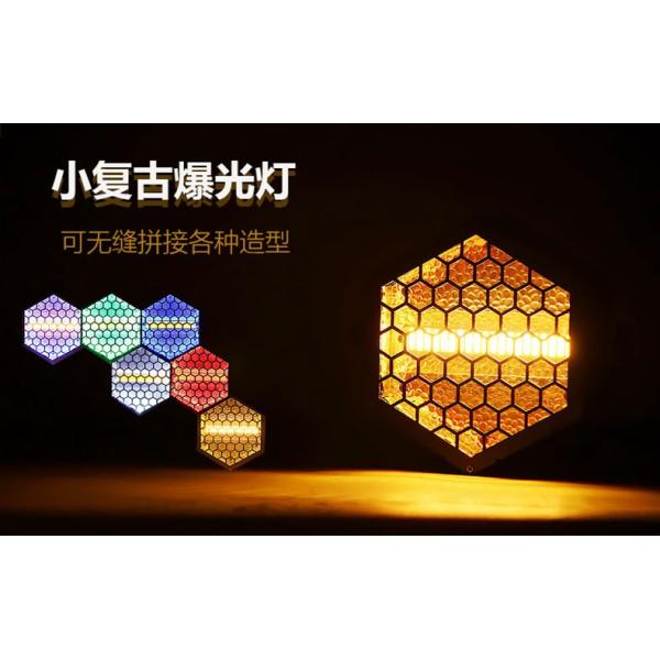 Retro Hexagonal LED Strobe Light 50000 Hrs Working Time For Wedding Party Background