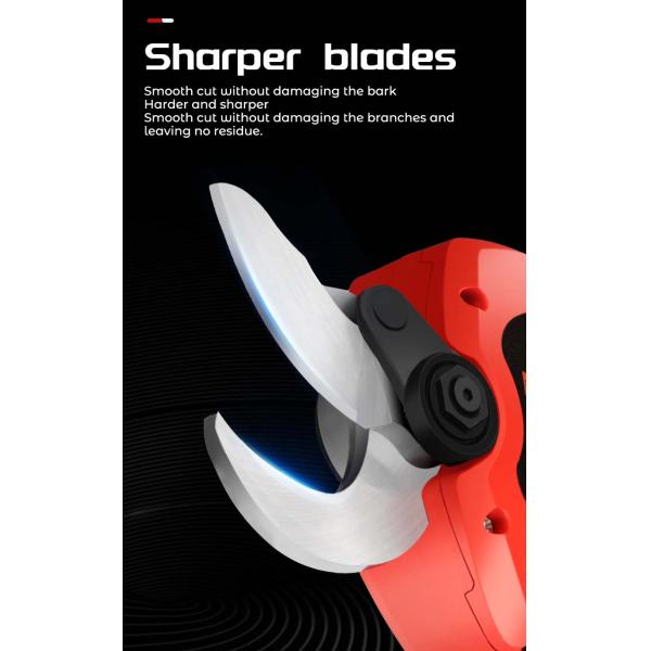21V Electric Pruning Scissors With Display Lithium Pruning Garden Fruit Tree Branches High Branch Scissors
