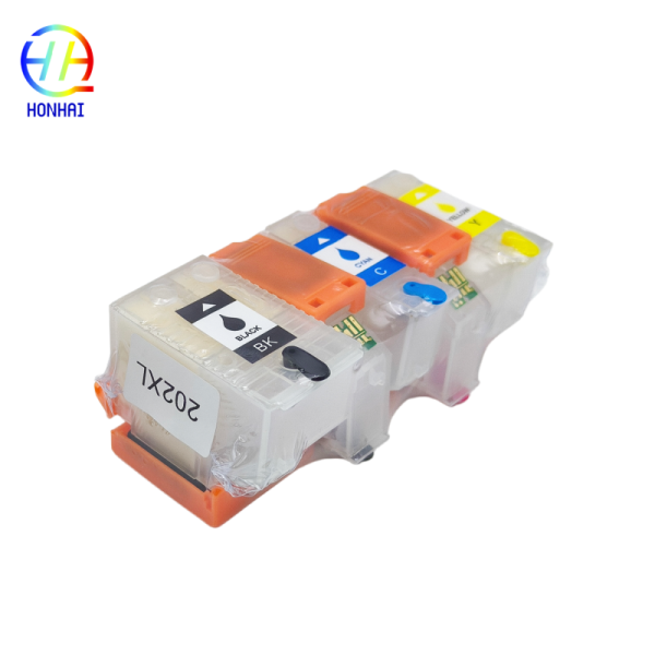 High Yield Refillable Ink Cartridge with Smart Auto-Reset Chip and Fade-Resistant Ink for Epson Printers