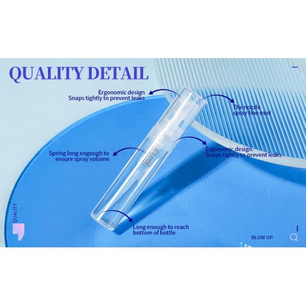 3ml Mini Spray Bottle, 10 Pack 3ml Mini Clear Plastic Spray Bottle Empty, Fine Mist Refillable Mini Perfume Bottle