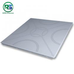 China Sound Absorbing 1.2mm Clip In Metal Ceiling Tiles Panels Irregular Shape for sale
