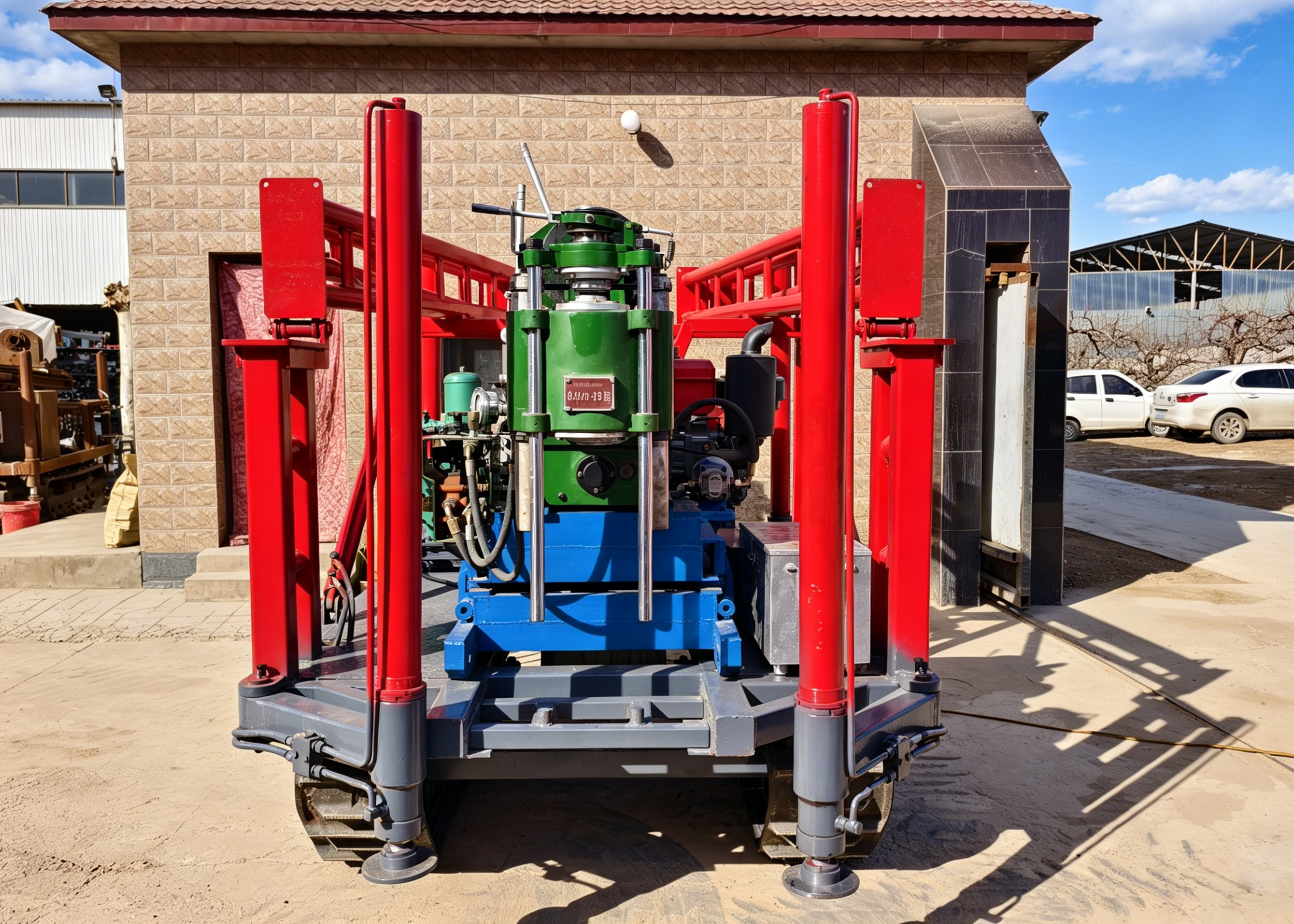 Heavy Duty Crawler Boring Machine Fast Moving Wide Application