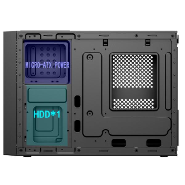 Computer Case Supports Micro ATX And ITX Featuring Strong Storage Scalability Diverse Front Interfaces 8cm Fan For Cooling