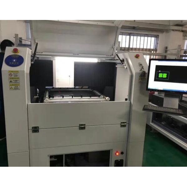 50W Fiber Laser Metal Sheet Stencil Cutting Machine