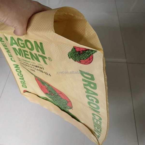 Empty Valve Bag for Chemical Masterbatch Cement Gypsum Mortar Putty Tile Adhesive Fertiliser ISO9001 2008 Certified