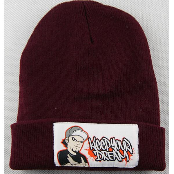 High quality acrylic Custom embroidery beanie winter skull cap