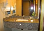 Double Sink Granite Bathroom Vanity Tops / Natrual Granite Stone Top