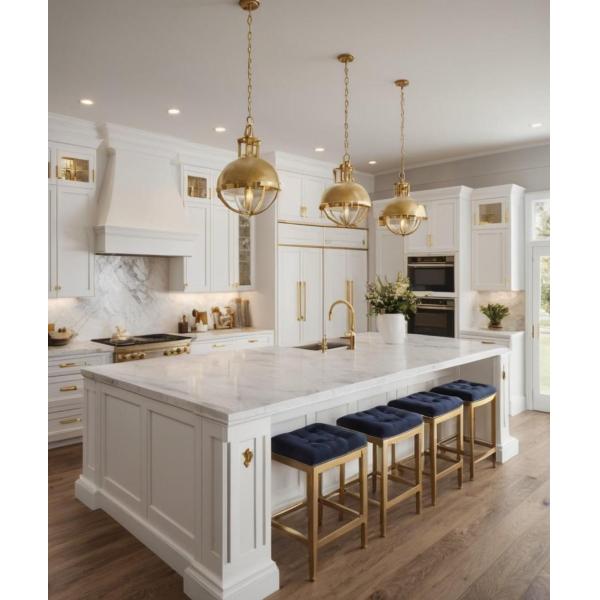 Modern Kitchen Cabinets Complete Set Home Solid Wood High Gloss Custom Kitchen Cabinet