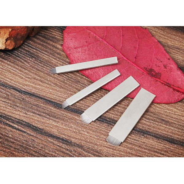 0.5 G Face Deep Microblading Hard Blade For Eyebrow Tattoo , Micropigmentation Needles