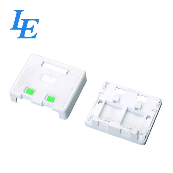 Network Lan Cable Electrical Faceplates Plastic Surface Box